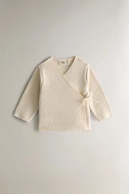 CHILDREN'S OPENWORK CARDIGAN