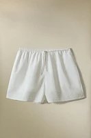 SHORT COTON BRODERIES