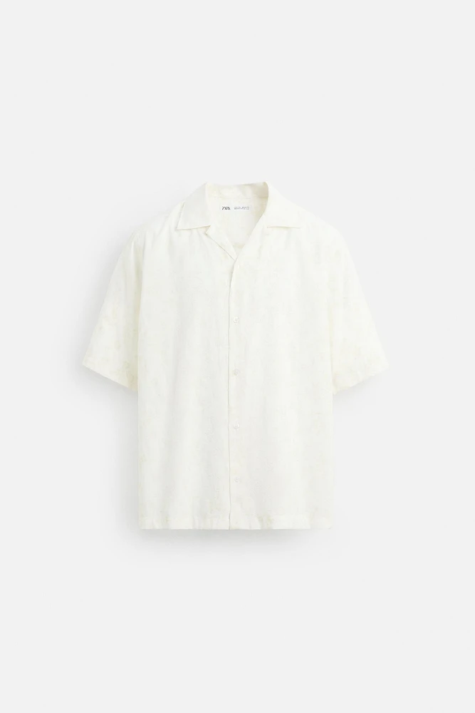 CHEMISE JACQUARD TEXTURÉE