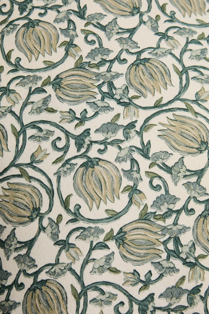 HOUSSE DE COUSSIN FLEURS