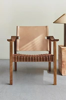 CHAISE BOIS CHÊNE CUIR X OTZI