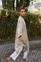SEQUIN KIMONO COAT