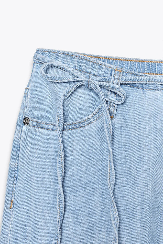 PANTALON DENIM TRF STYLE PYJAMA