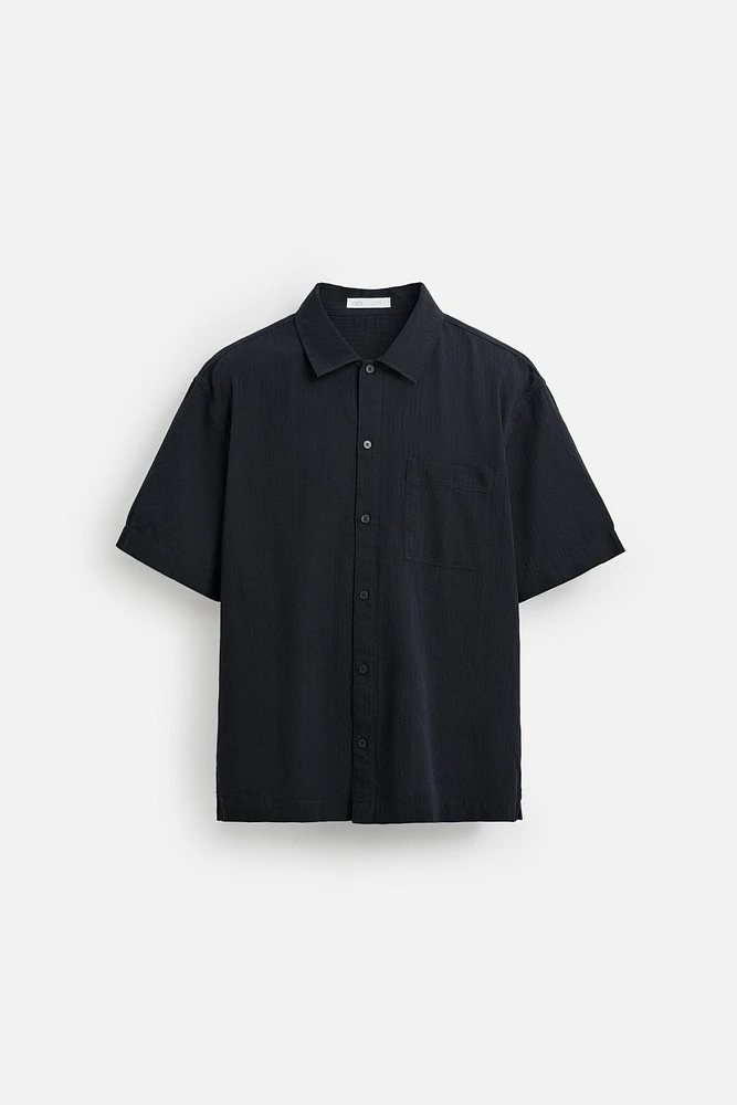 CHEMISE JACQUARD COTON - LYOCELL