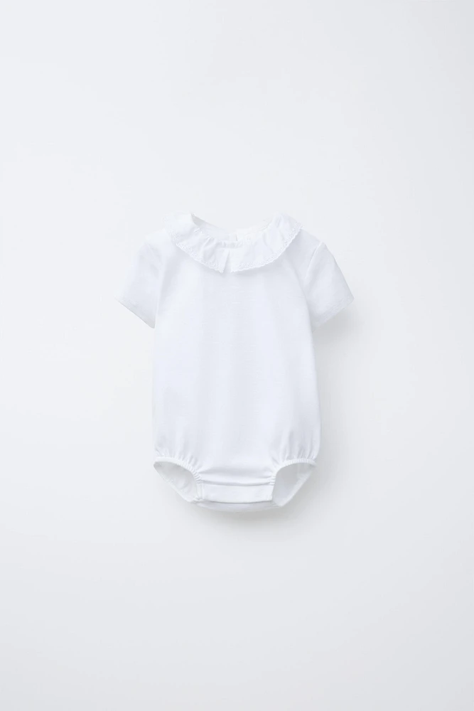 BODY COL BRODÉ SUISSE