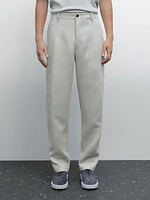 Pantalon de tailleur 100 % lin