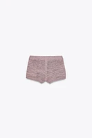 SHORT MAILLE TEXTURÉ