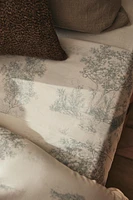 TOILE JOUY SATEEN FLAT SHEET