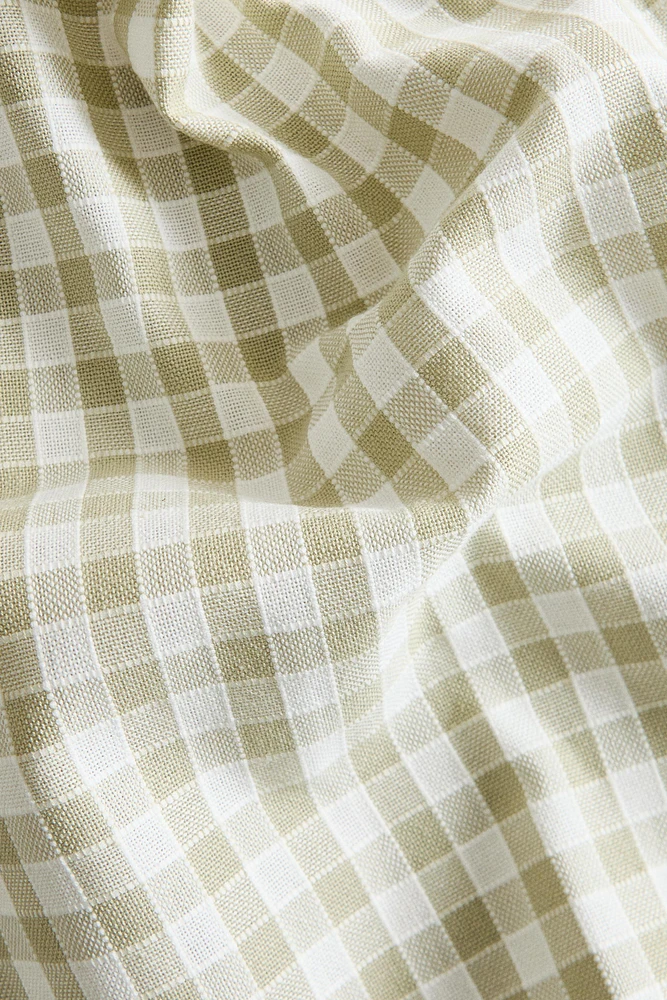 GINGHAM COTTON NAPKINS (SET OF 2)