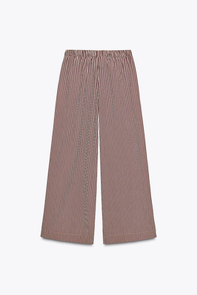 ZW COLLECTION STRIPED FLOWY PANTS
