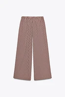 ZW COLLECTION STRIPED FLOWY PANTS