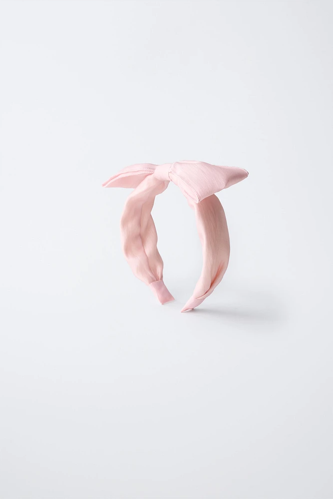SERRE-TÊTE À NŒUD EN ORGANZA