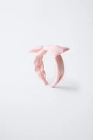 SERRE-TÊTE À NŒUD EN ORGANZA