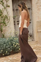 PANTALON DOUBLE PLI PATTES DE BOUTONNAGE
