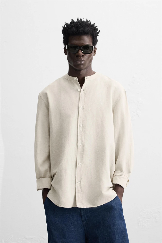 CHEMISE EN LIN ET COTON