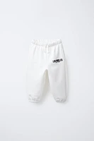 RAISED TEXT JOGGING PANTS