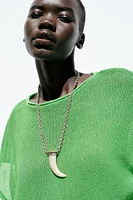 WIDE SLEEVE KNIT TOP