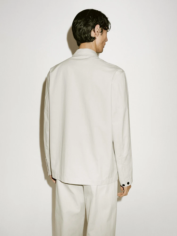 Surchemise en crêpe de coton mélangé - Limited Edition