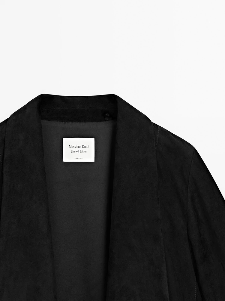 Short suede leather jacket - Limited Edition