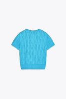 TEXTURED KNIT TOP