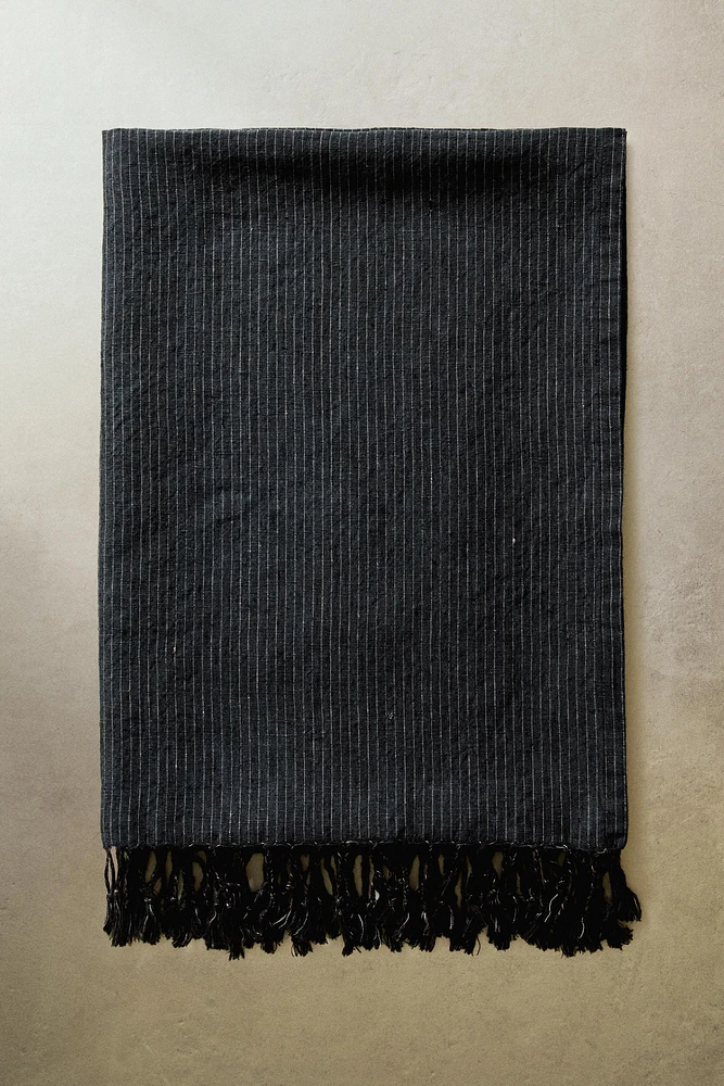 SERVIETTE DE PLAGE PARÉO RAYURES FINES