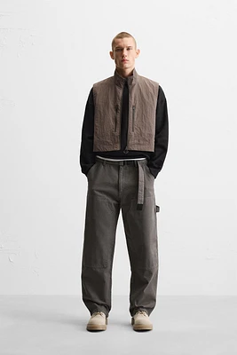 BELTED CARPENTER PANTS