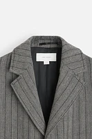 HERRINGBONE WOOL COAT