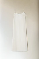 BEIGE SILK NIGHTGOWN