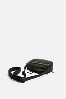 CONTRAST TECHNICAL CROSSBODY BAG