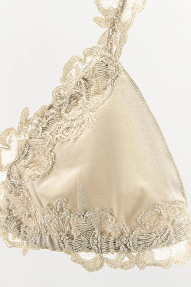 SOUTIEN-GORGE TRIANGLE DENTELLE FANTAISIE