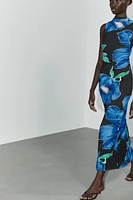 ROBE FLUIDE IMPRIMÉE