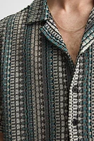 GEOMETRIC JACQUARD SHIRT
