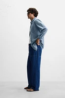 CHEMISE STRUCTURE CHAMBRAY