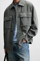 VESTE LIN - COTON POCHES