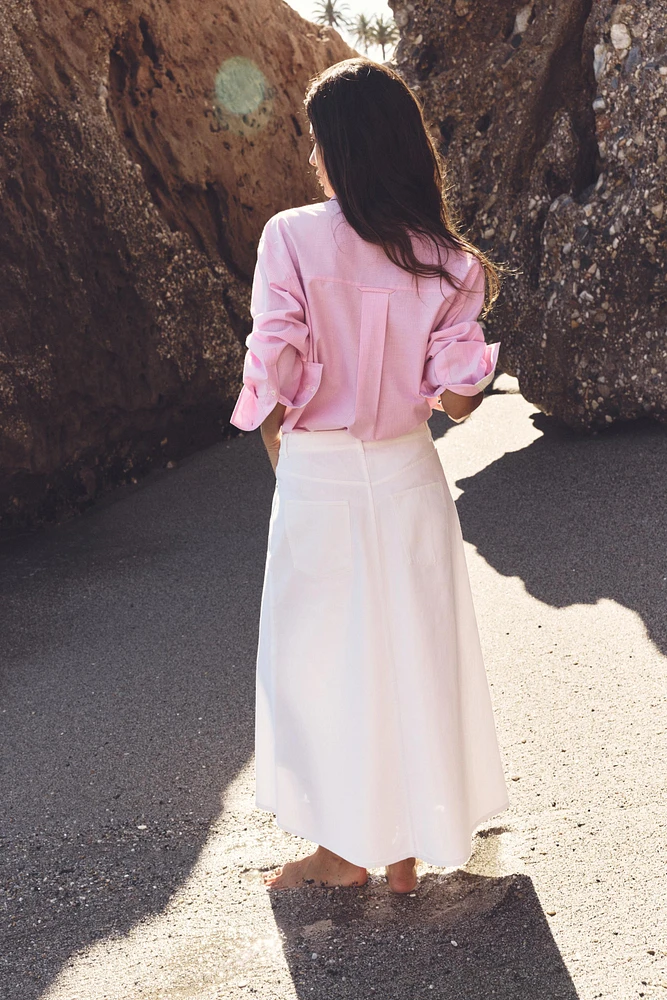 OXFORD SHIRT WITH COTTON