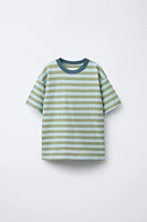 STRIPE PRINT T-SHIRT