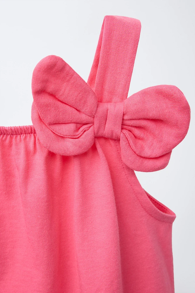 STRAPPY BOW DRESS