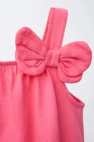 STRAPPY BOW DRESS