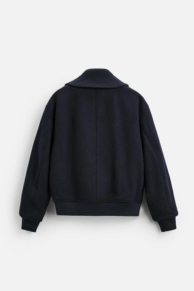 RIB COLLAR JACKET