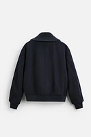 RIB COLLAR JACKET