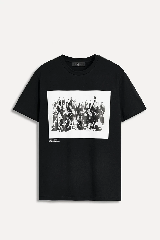 STEVEN MEISEL PHOTO T-SHIRT 50TH ANNIVERSARY