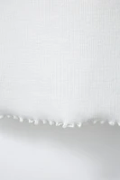 T-SHIRT CÔTELÉ BRODÉ