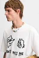 T-SHIRT IMPRIMÉ COMBIN