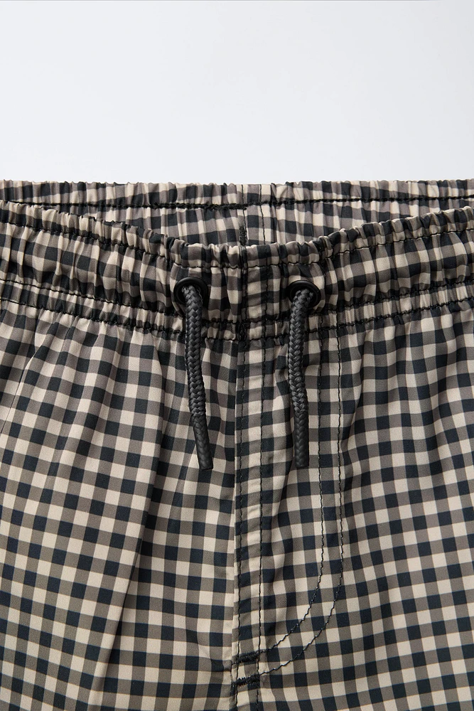 6-14 ANS/ SHORT DE BAIN À CARREAUX VICHY