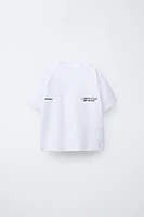 RAISED TEXT T-SHIRT