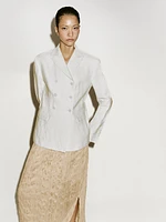 Pleated skirt with fold detail - Limited Edition