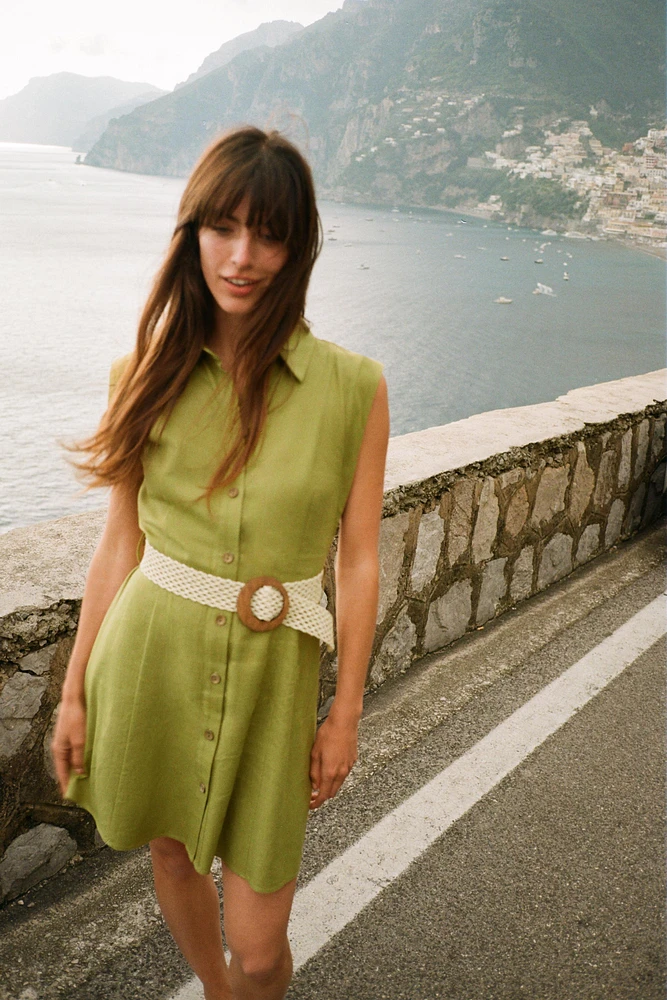 LINEN SHORT DRESS