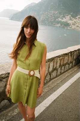 LINEN SHORT DRESS