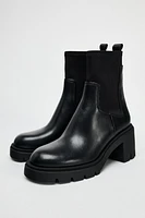 NEOPRENE EFFECT CHELSEA BOOTS