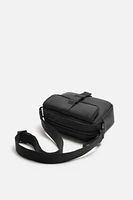 RUBBERIZED CROSSBODY BAG